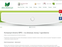 Tablet Screenshot of eko-deska.pl